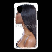 Coque LG Nexus 5 Femme metisse noire 2