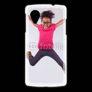 Coque LG Nexus 5 Jeune fille africaine joyeuse