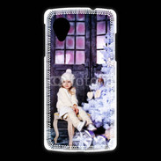 Coque LG Nexus 5 Sapin de Noël et petite fille