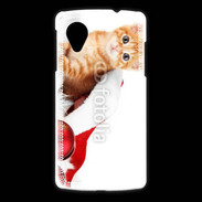 Coque LG Nexus 5 Chaton Noël