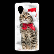 Coque LG Nexus 5 Chat Noël 2