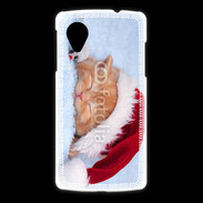 Coque LG Nexus 5 Chaton Noël 2