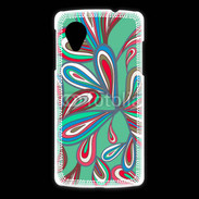 Coque LG Nexus 5 Fond Hippie en vert 