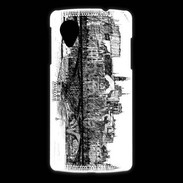 Coque LG Nexus 5 Pont des arts à Paris en dessin
