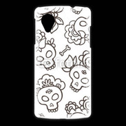 Coque LG Nexus 5 Fond tête de mort 4