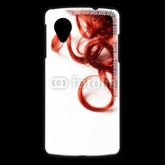 Coque LG Nexus 5 Coiffure Cheveux bouclés rouges