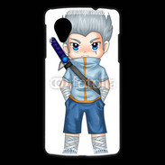 Coque LG Nexus 5 Chibi style illustration of a superhero 2