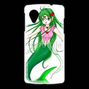 Coque LG Nexus 5 Fille manga verte