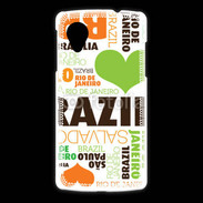 Coque LG Nexus 5 I love Brésil