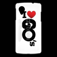 Coque LG Nexus 5 I love 60's