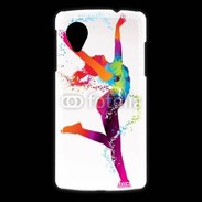 Coque LG Nexus 5 Danseuse en couleur