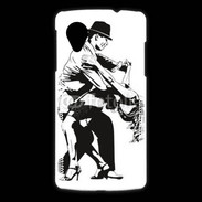 Coque LG Nexus 5 Dessin de Danseur en couple