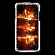 Coque LG Nexus 5 Danseuse feu