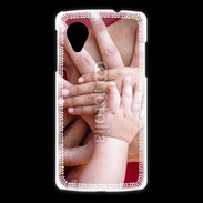 Coque LG Nexus 5 Famille main dans la main