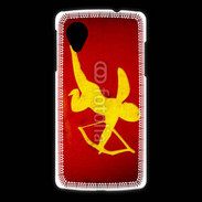Coque LG Nexus 5 Cupidon sur fond rouge