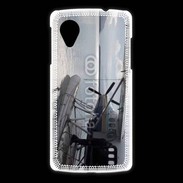 Coque LG Nexus 5 Hydravion noir et blanc
