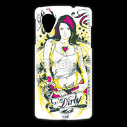 Coque LG Nexus 5 Tatouage Girl