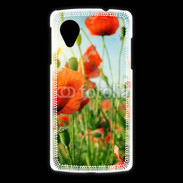 Coque LG Nexus 5 Champs de coquelicots