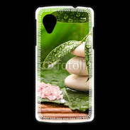 Coque LG Nexus 5 Galet et feuilles mouillées