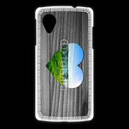 Coque LG Nexus 5 Coeur de nature