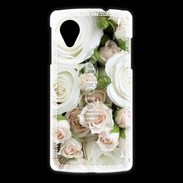 Coque LG Nexus 5 Rose blanche et rose 5