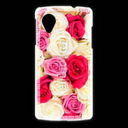Coque LG Nexus 5 Fond de roses 5