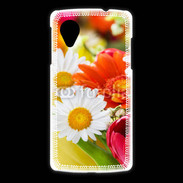 Coque LG Nexus 5 Fleurs des champs multicouleurs