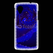 Coque LG Nexus 5 Fleur rose bleue