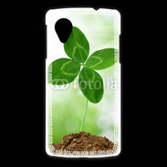Coque LG Nexus 5 Trèfle à 4 feuilles 2