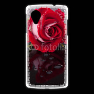 Coque LG Nexus 5 Belle rose Rouge 10