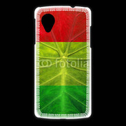 Coque LG Nexus 5 Feuille rasta