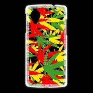 Coque LG Nexus 5 Fond de cannabis coloré