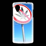 Coque LG Nexus 5 Interdiction de cannabis