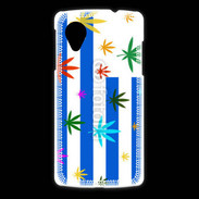 Coque LG Nexus 5 Drapeau Uruguay cannabis