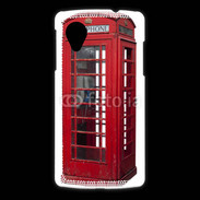 Coque LG Nexus 5 Cabine téléphonique rouge