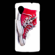 Coque LG Nexus 5 Chaussure Converse rouge