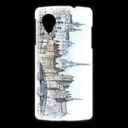 Coque LG Nexus 5 Vintage Paris en dessin 2