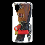 Coque LG Nexus 5 Fusil de chasse et couteau