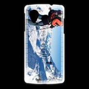 Coque LG Nexus 5 Skieuse en montagne extrême 5