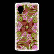 Coque LG Nexus 5 Ensemble floral Vert et rose