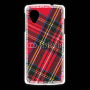 Coque LG Nexus 5 Mode tissus écossais rouge