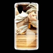 Coque LG Nexus 5 Femme blonde fashion glamour