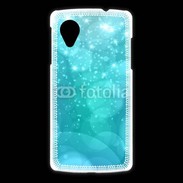 Coque LG Nexus 5 Fond bulles bleus