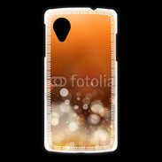 Coque LG Nexus 5 Fond bulles ocres