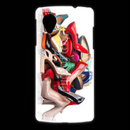 Coque LG Nexus 5 Pêle mêle chaussures
