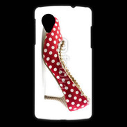 Coque LG Nexus 5 escarpin petits pois