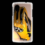 Coque LG Nexus 5 Belle voiture jaune et noire