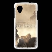 Coque LG Nexus 5 Cowboys et chevaux