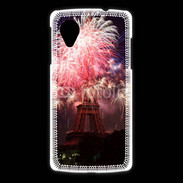 Coque LG Nexus 5 Feux d'artifice Tour Eiffel
