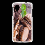 Coque LG Nexus 5 Macaron chocolat 